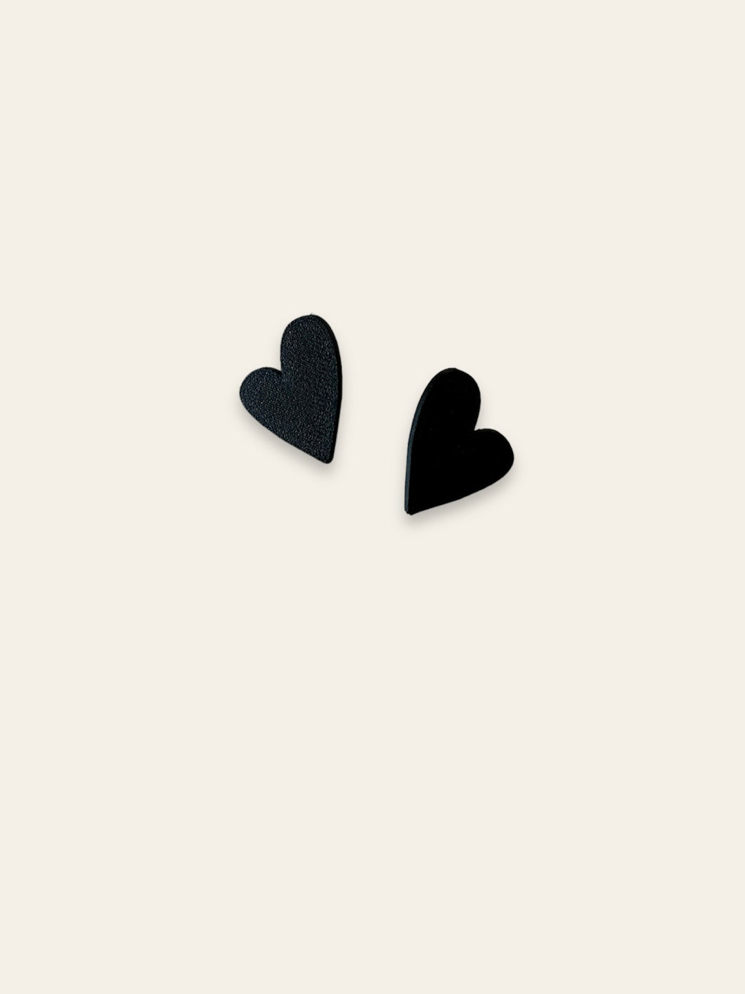 Mini hearts - Zwart